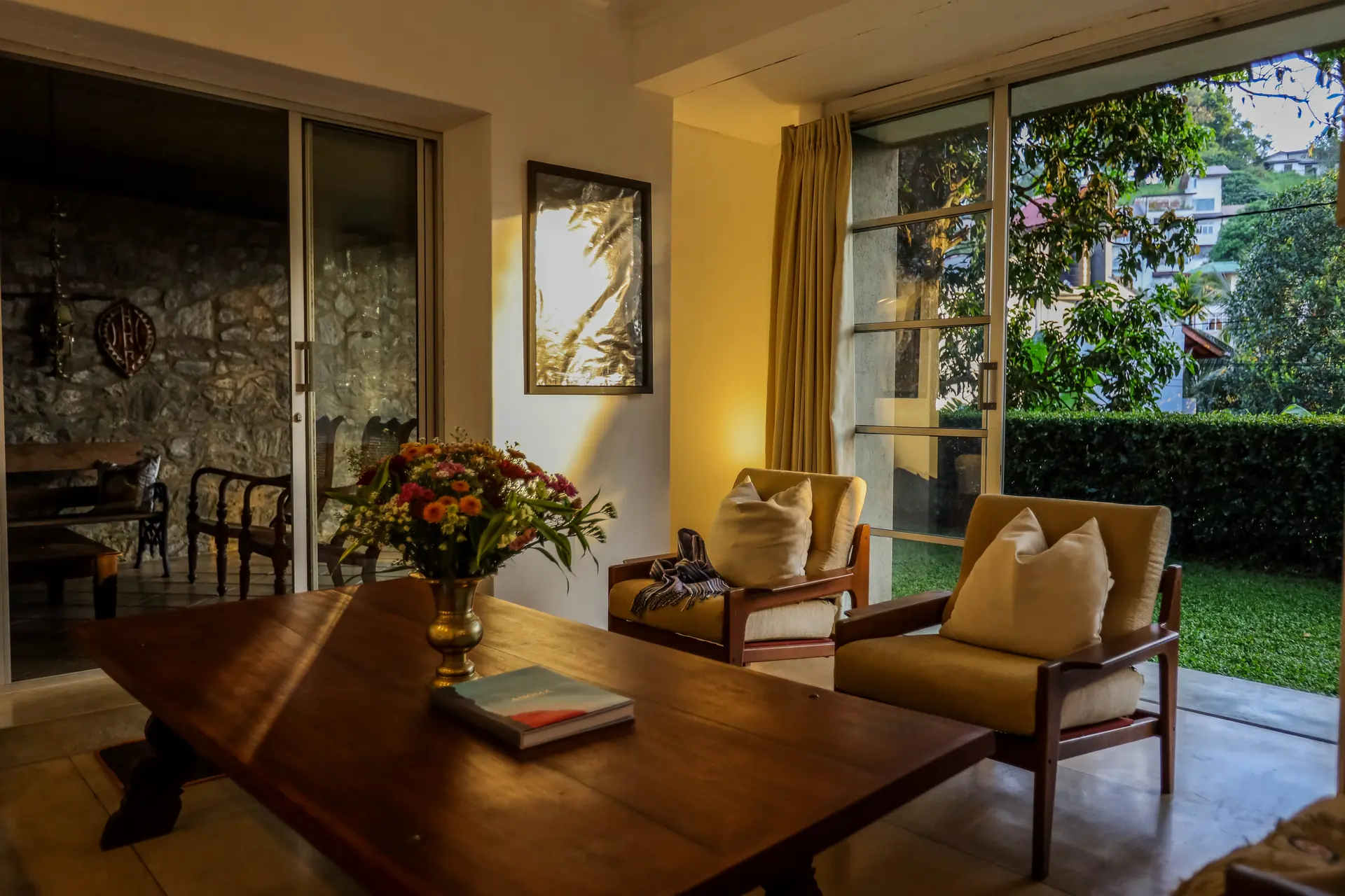 Hillside Terrace View of Kandy Mountains